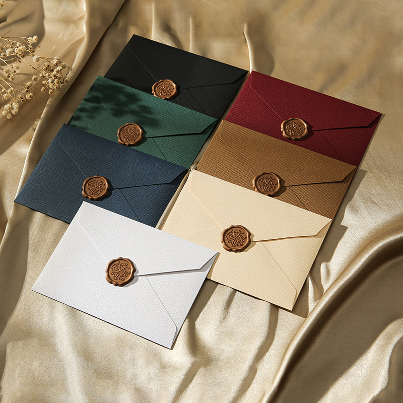 Wax Seal Letter Kit - 10 Set 16X11Cm Kartu Ucapan Tekstur