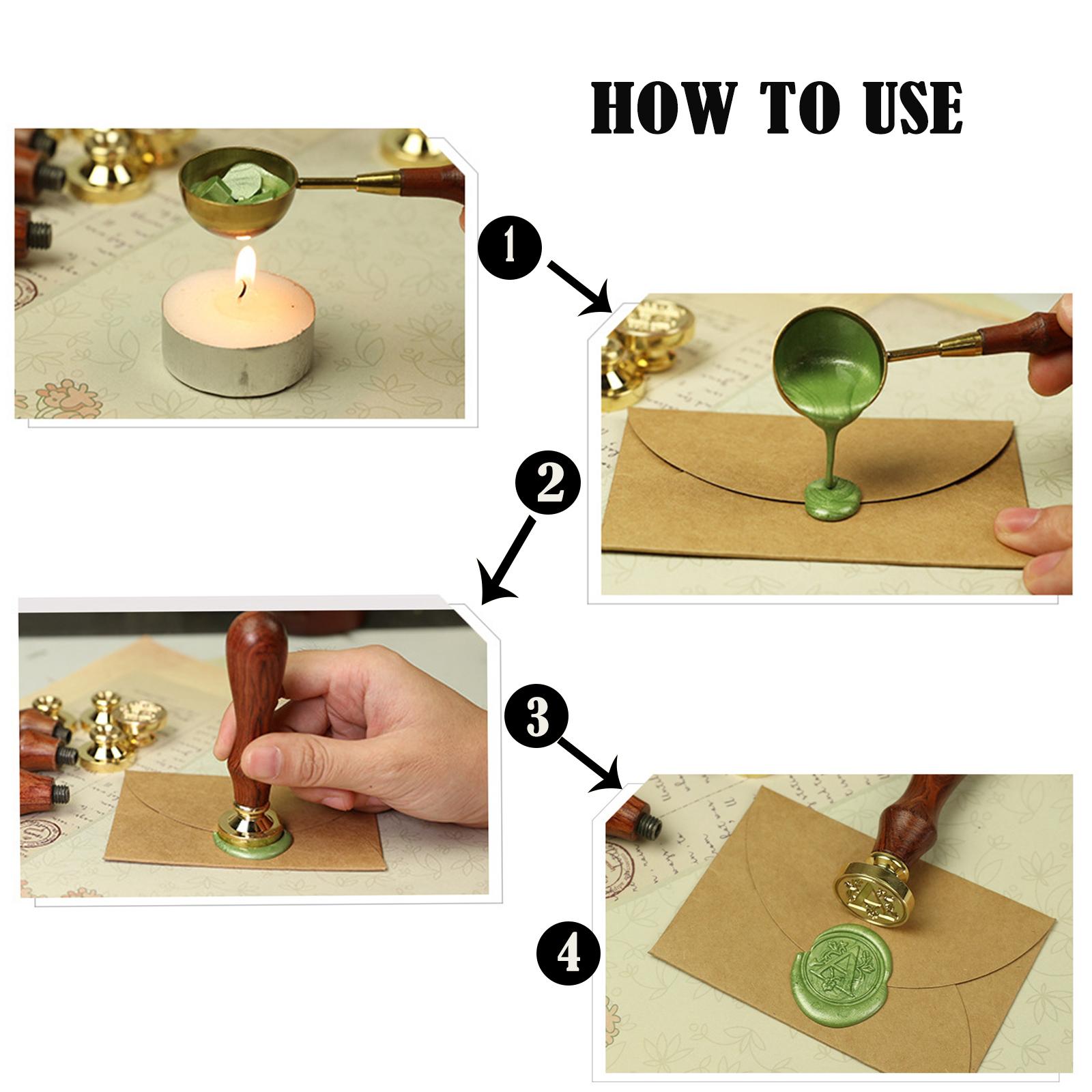 Wax Seal Letter Kit - Kit Stempel Lilin Segel Surat dengan