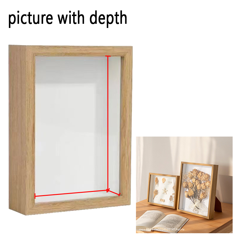 Engraved Wood Frame - Bingkai Foto Kayu 3D Kedalaman 3cm