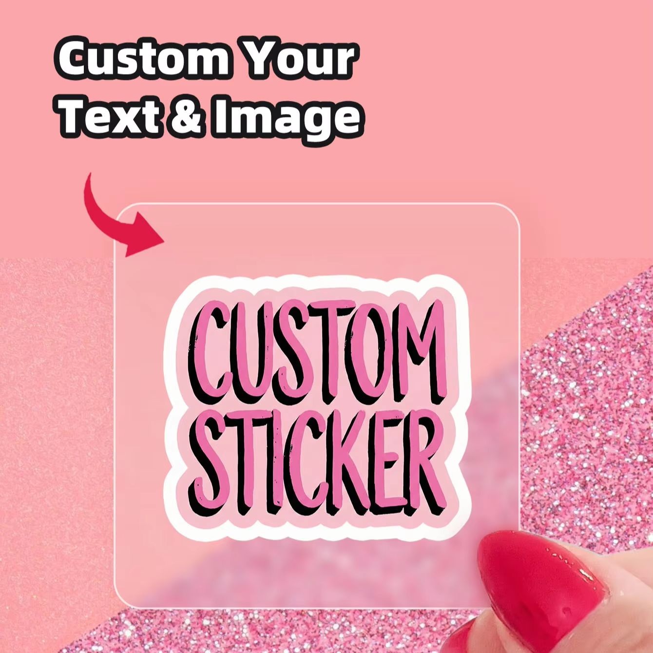 1-180 Buah Stiker Persegi Kust - Personalised Candle Label ulasan dan harga