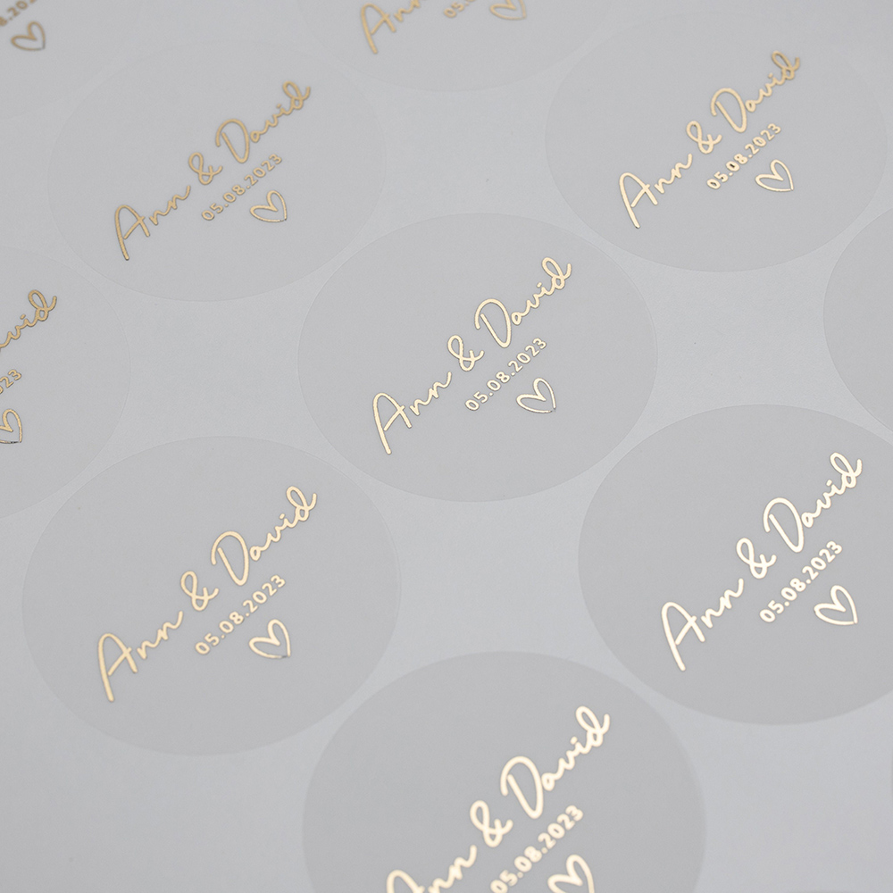 Kustom 50 buah Foil emas bulat - Personalised Candle Label ulasan dan harga
