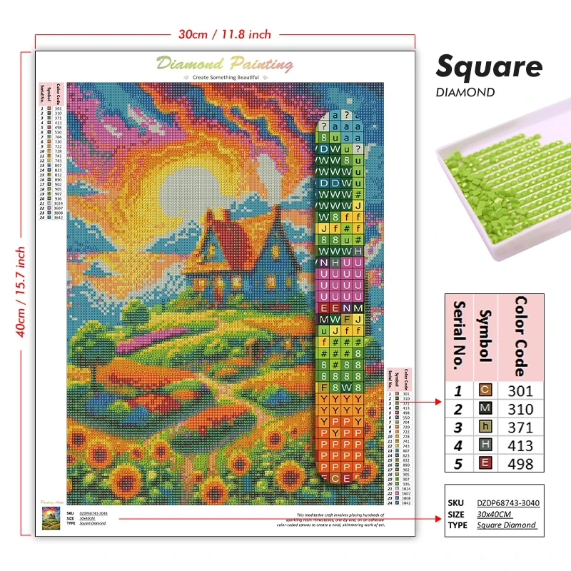 Lukisan Berlian 5D DIY Full Dr - Photo Mosaic Print ulasan dan harga